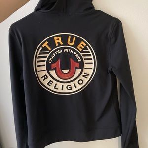 True religion zip up hoodie
